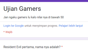 Link Ujian Gamer ada di Sini, Kamu Ngaku Gamer? Wajib Coba Ujian Ini Link Ujian Gamer Coba Sekarang!