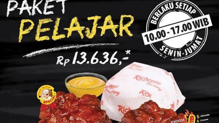 Promo Richeese Factory 2 September 2022, Lebih Hemat dan Kenyang ...