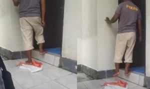 Pria di Mes Polisi Jadikan Bendera Merah Putih sebagai Keset, Ini Kelanjutannya Pria di Mes Polisi Jadikan Bendera Merah Putih sebagai Keset, Ini Kelanjutannya