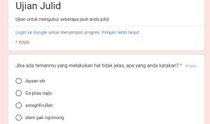 Link Tes Ujian JULID 2022 yang Viral di TikTok, Cek Skor Julidmu!