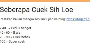 ujian cuek yang viral