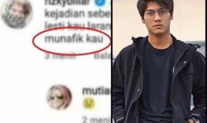 Viral, Rizky Billar Ketahuan Balas Komentar di Sosmed Sambil Marah, Sebut Netizen Munafik Tangkaan layar percakapan Rizky Billar di komentar, saat sebut Netizen munafik.