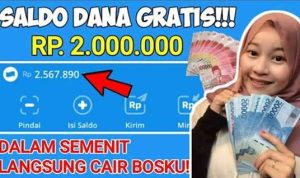 saldo dana gratis langsung cair