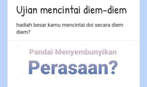 Link Tes Mencintai Diam-Diam Terbaru Oktober 2022, Cocok Untuk Kamu yang Pandai Menyembunyikan Perasaan