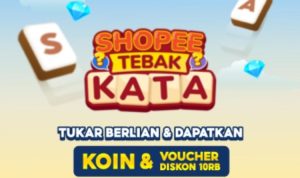 Kunci Jawaban Shopee Tebak Kata Hari Ini Kamis, 20 Oktober 2022, Jangan Sampai Ketinggalan Raih Hadiahnya