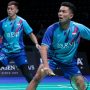 Pasangan Fajar /Riyan yang harus bersiap menghadapi Kevin/Marcus dalam laga final Denmark Open 2022, hari ini Minggu (23/20)