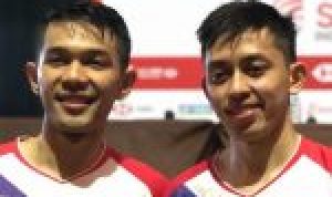 Pasangan Indonesia Fajar/Rian berhasil menempati rangking 1 dunia BWF