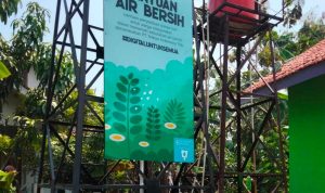 Telkom Bangun Akses Air Bersih di Desa Pedalaman Nusantara Salah satu lokasi penyaluran bantuan akses sarana air bersih dan sanitasi Telkom.