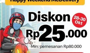 Kode Promo McD Sabtu 29 Oktober 2022, Dapatkan Diskon Hingga Rp25 Ribu Kode Promo McD hari ini SAbtu 29 Oktober 2022.