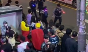 Kondisi Itaewon paska tragedi Halloween terjadi (Twitter)