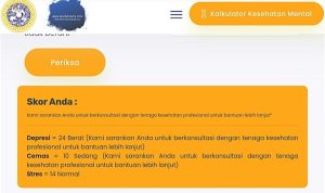Link Tes Kalkulator Kesehatan Mental Terbaru Gratis, Ayo Ketahui Tingkat Depresi Kamu! Link Tes Kalkulator Kesehatan Mental Health Terbaru Gratis, Ayo Ketahui Tingkat Depresi Kamu!