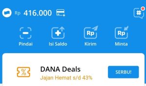 dapat saldo dana gratis 400 ribu