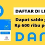 saldo dana gratis dari pemerintah