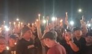 Harapan Kanjuruhan Doa bersama untuk korban tragedi stadion Kanjuruhan. (Sandika Fadhilah?jabarekspres)