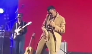 Viral, Video Aksi Pamungkas Gesek HP Penggemar ke Alat Kelaminnya Saat Konser Tuai Hujatan dan Kecaman Tangkapan layar video aksi pamungkas gesek HP penggemar perempuan ke alat kelaminnya. (Simp For L-TikTok)
