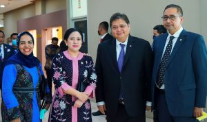 Menko Airlangga Hartarto hadir di Gedung Nusantara II DPR RI untuk membuka The 8th G20 Parliamentary Speakers’ Summit.
