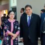Menko Airlangga Hartarto hadir di Gedung Nusantara II DPR RI untuk membuka The 8th G20 Parliamentary Speakers’ Summit.
