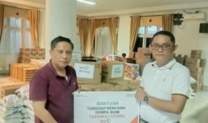 BNI Salurkan Bantuan Tanggap Darurat, Ringankan Beban Korban Gempa Tapanuli Utara