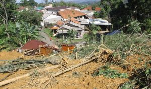 Gunung Geulis di Bogor Longsor, 6 Vila Hancur, Puluhan Warga Mengungsi