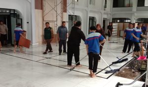 Gedung Sate Banjir Usai Hujan Deras dan Angin Kencang