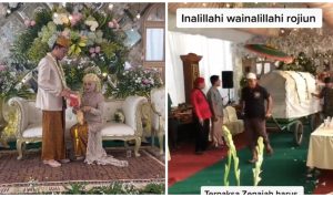 Viral Keranda Jenazah Lewat Acara Pernikahan /TikTok @merpati_wedding