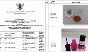 Daftar Produk Kosmetik Berbahaya BPOM/ BPOM