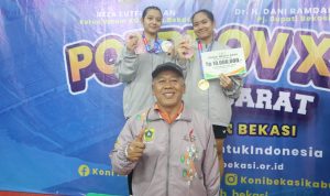 BORONG MEDALI EMAS: Tim Badminton Bogor perkasa dan menjadi juara umum di ajang Porprov ke XIV Jawa Barat 2022. (DOK/DISKOMINFO KABUPATEN BOGOR)