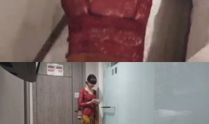 link video wanita kebaya merah