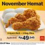 Promo Terbaru McD November Hemat Hanya Rp49.545 dapat 3 Ayam + 3 Nasi, Cek Tanggal Berlakunya di Sini Promo Terbaru McD November Hemat Hanya Rp49.545 dapat 3 Ayam + 3 Nasi