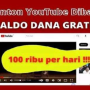 nonton youtube dapat saldo dana gratis