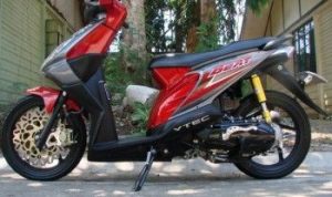 modifikasi motor beat karbu