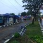 Suasana PKL di Stadion Pakansari, Cibinong, Kabupaten Bogor yang diduga ada pungli. Foto : Sandika Fadilah/JabarEskpres.com