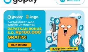 Pakai Gopay Bisa Dapat Rp100 Ribu Gratis Tiap hari