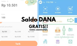saldo dana gratis langsung cair