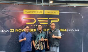 BANGUN KERJA SAMA: Peluncuran DEP Management milik pembisnis handal Dewa Eka Prayoga. Selasa (22/11).