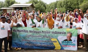 Dukungan Capres untuk Ganjar Makin Deras, Ini Harapan Nelayan Pesisir Indramayu MAKIN DERAS: Ribuan warga terdiri dari nelayan pesisir Indramayu mendukung Ganjar Pranowo jadi capres RI.