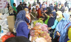 Warga Sumringah Ada Pasar Murah di Kabupaten Bogor