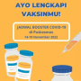 Jadwal Vaksin Covid-19 Booster/ Tangkapan Layar Instagram @dinkeskota.bdg