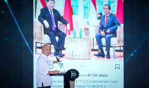 MenKopUKM Teten Masduki saat memberikan sambutan dalam acara Forum Kemitraan UMKM/IKM dengan BUMN dan Usaha Besar.