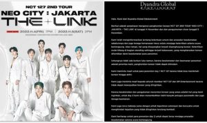 Konser NCT 127 Day 1 Dihentikan/ Tangkapan Layar Instagram @dyandraglobal