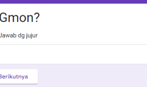 Link Tes Ujian Gamon/ Tangkapan Layar Google Form