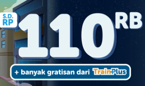 Promo Tiket Kereta Api/ Tangkapan Layar Laman Web Traveloka