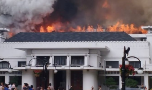 gedung walikota bandung kebakaran