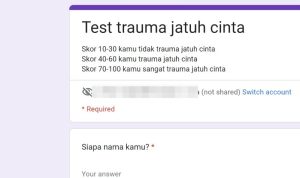 Link Tes Ujian Trauma Jatuh Cinta, Kamu Pernah Dikecewakan?