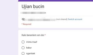 Link Ujian Bucin Google Form Viral, Kamu Bucin Banget Gak sama Doi?