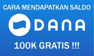 saldo dana gratis langsung cair