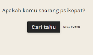 Link Tes Psikopat Terupdate November 2022 Gratis, Cek Disini Apakah Kamu Psikopat Beneran? Link Tes Psikopat Terupdate November 2022 Gratis, Cek Disini Apakah Kamu Psikopat Beneran?