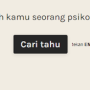 Link Tes Psikopat Terupdate November 2022 Gratis, Cek Disini Apakah Kamu Psikopat Beneran?