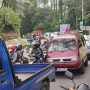Balap Sepeda Porpov Jabar Bikin Macet Jalan Tangkuban Parahu