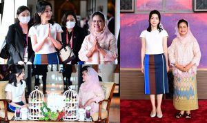 5 Momen Iriana Jokowi Kenalkan Budaya Indonesia pada Ibu Negara Korea Selatan